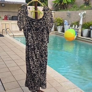 Leopard Print Women's Dress Brand NEW